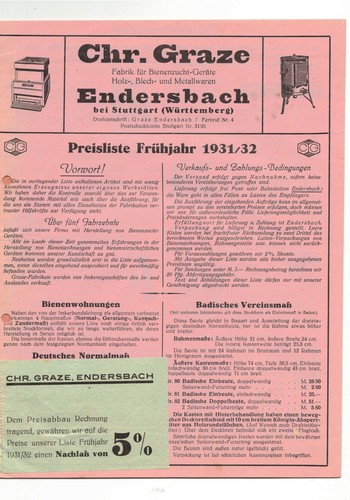 Preisliste chr graze - chr.,