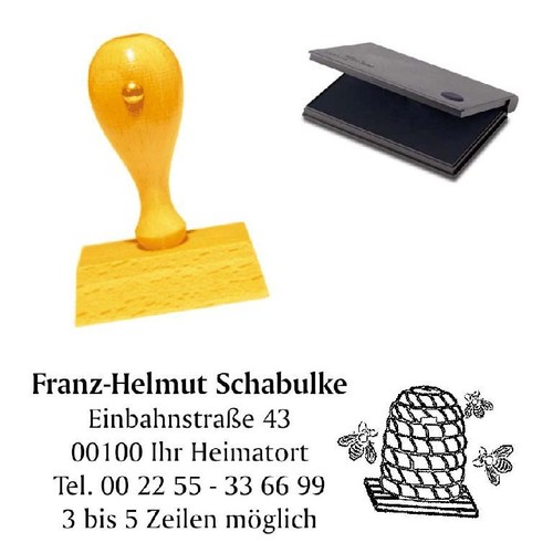 Imker imkerei stempel - imkerei,