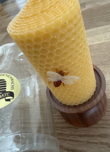 Bienenwachs rollkerze kerze - bienenwachs,