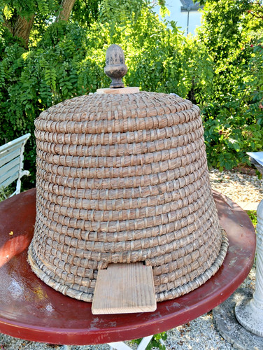 Alter antiker bienenkorb - antiker,