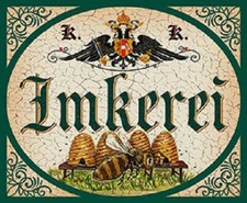Imkerei + Nostalgieschild