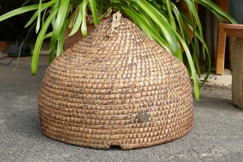 Alter bienenkorb 43cm imker - bienenkorb,
